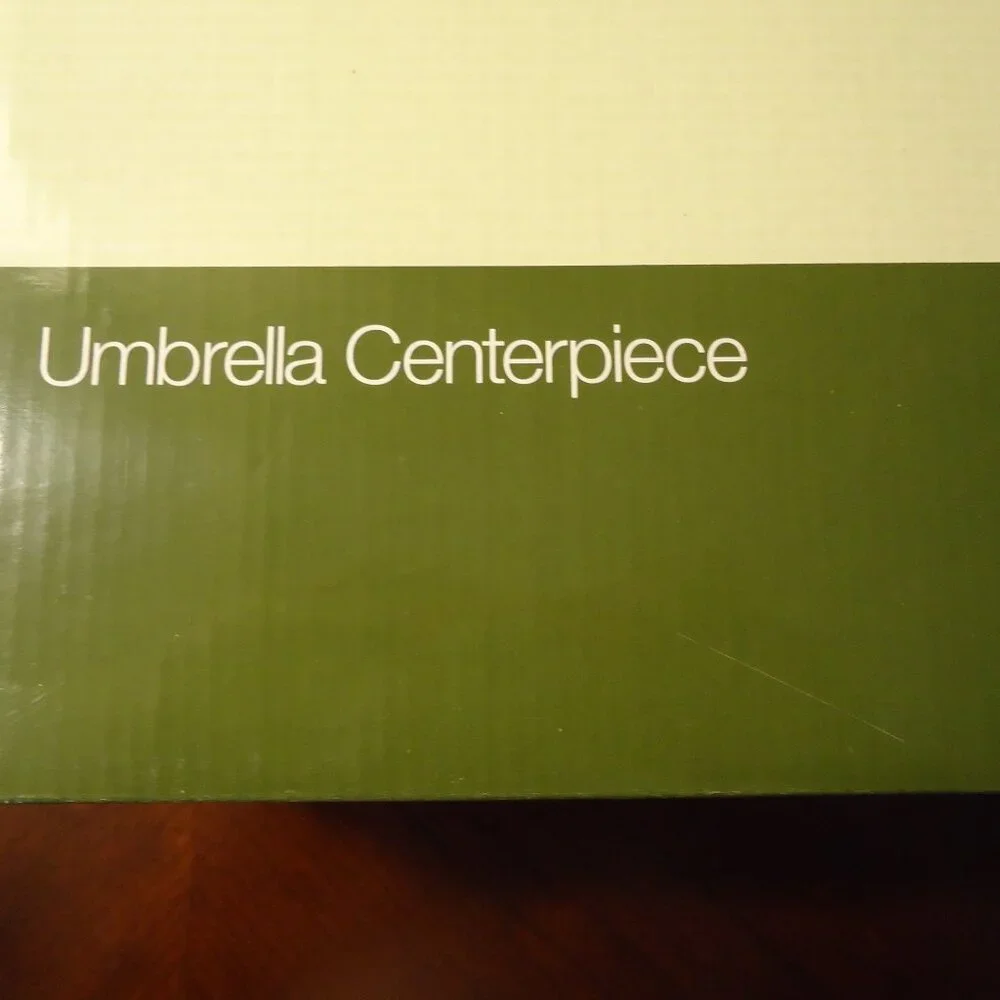 Crate & Barrel Patio Umbrella Centerpiece Candle Holder